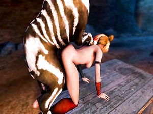 Харли Квин - настоящая похотливая развратница