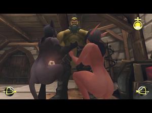 Король орков выебал двух сексапильных эльфиек